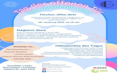 Učenici sedmih razreda OŠ Petra Preradovića na Danima otvorenih vrata Odjela za germanistiku