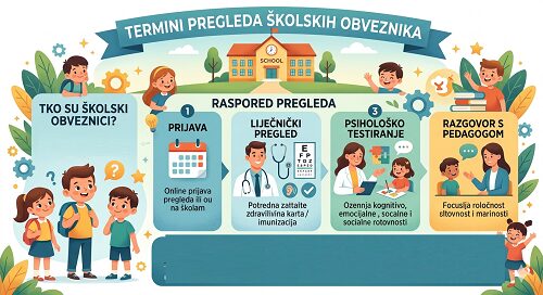 TERMINI PREGLEDA ŠKOLSKIH OBVEZNIKA