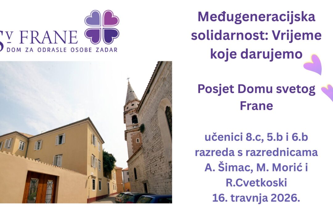 Međugeneracijska solidarnost i vrijeme koje darujemo