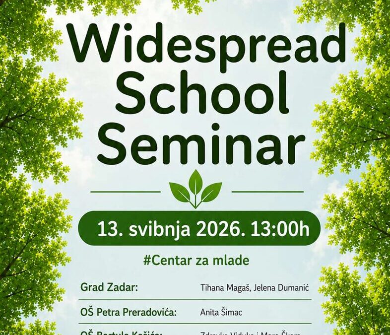 Seminar u sklopu Erasmus+ projekta „Widespread School“