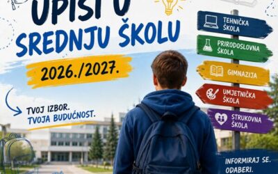 UPISI U SREDNJU ŠKOLU 2026./2027.