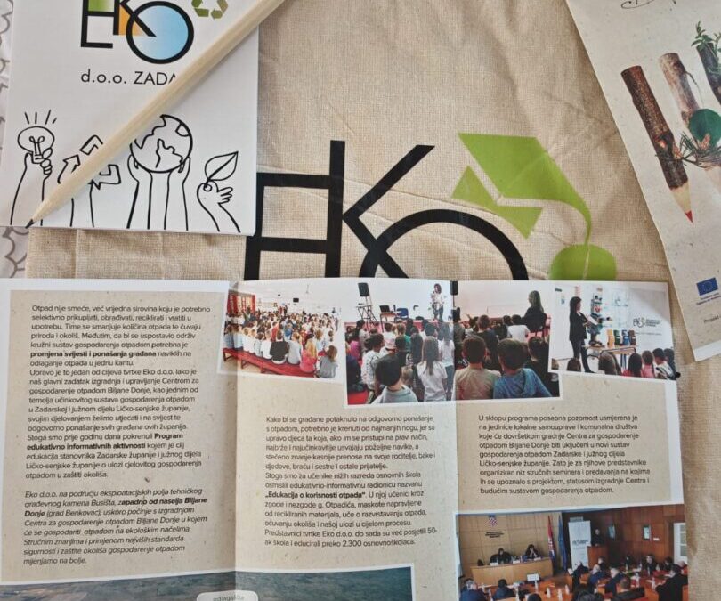 Terenska nastava učenika 5.b i 5.c razreda u Centru za gospodarenje otpadom Biljane Donje