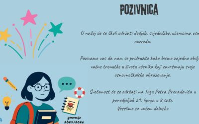Svečana podjela svjedodžbi učenicima osmih razreda
